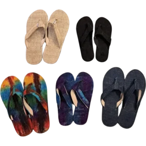 Hemp Canvas Flip Flops